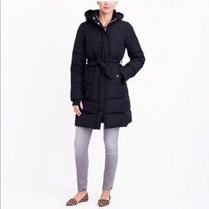 down coat by J. Crew